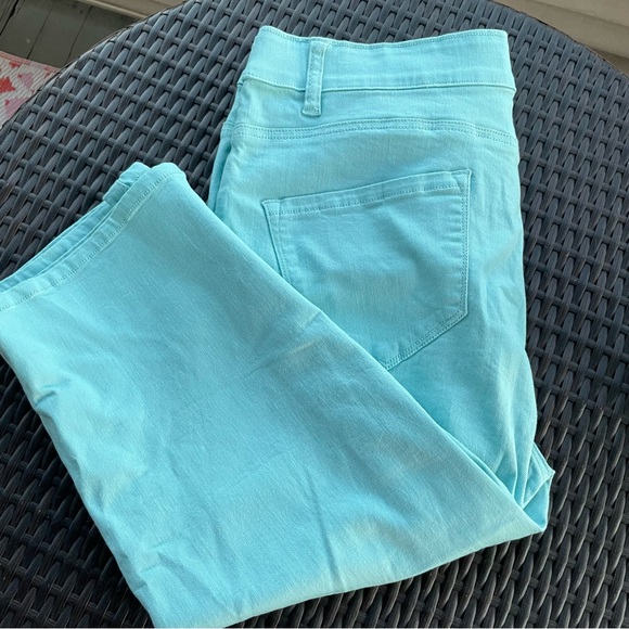 Boston Proper Seafoam Green Capris for Casual Summer Wear - Picture 2 of 8